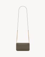 YSL Cassandre Phone Holder in Smooth Leather - Image 5
